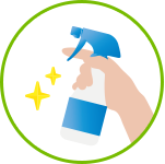 車内清掃はもちろんウイルス対策もばっちり